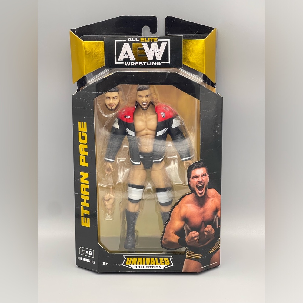 AEW Wrestling Figure Ethan Page #146 Unrivaled Collection Series 15 WWE NEW